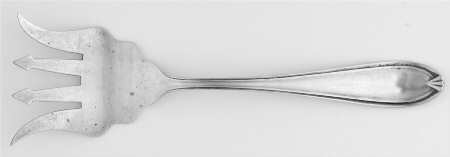 SBS28 (Sterling) Large Solid Tined Sardine Serving Fork
