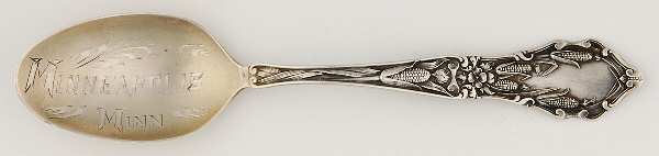 SBS30 (Sterling) Souvenir Spoon (Five O'Clock)