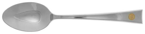 SOL19GOA (Stainless, Gold Accent) Tablespoon (Serving Spoon)