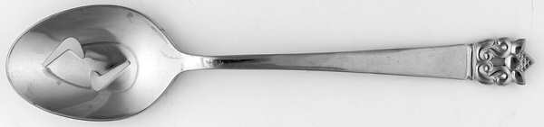 Roget-Glossy (Stainless) Pierced Tablespoon (Serving Spoon)