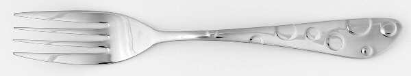 Baking Days (Stainless) Large Solid Cold Meat Serving Fork by Spode Silver