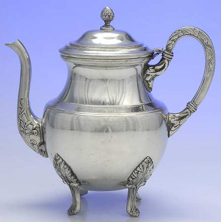 S4O1 (Pewter, Hollowware) Tea Pot