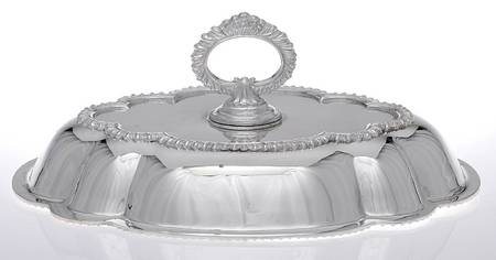 1626 (Silverplate, Hollowware) Lid for Double Oval Vegetable