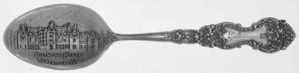 States & Cities Souvenir Spoons(Sterling) North Carolina Five O'Clock Spoon