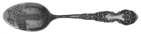 States & Cities Souvenir Spoons(Sterling) New York Five O'Clock Spoon