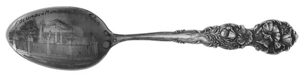 States & Cities Souvenir Spoons(Sterling) Cuba Five O'Clock Spoon