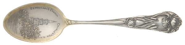 States & Cities Souvenir Spoons(Sterling) South Carolina Teaspoon
