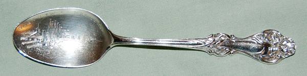 States & Cities Souvenir Spoons(Sterling) Alabama Teaspoon