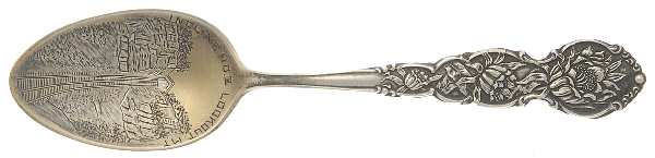 States & Cities Souvenir Spoons(Sterling) Tennessee Five O'Clock Spoon