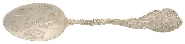 States & Cities Souvenir Spoons(Sterling) Florida Teaspoon