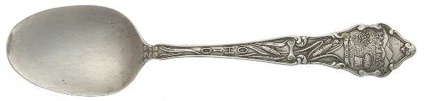 States & Cities Souvenir Spoons(Sterling) Ohio Five O'Clock Spoon