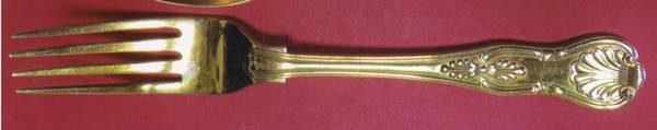 Kings (Gold Electroplate) Fork