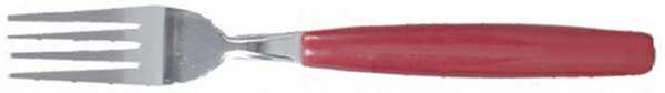 Wilmont-Red (Stainless, Plastic) Fork