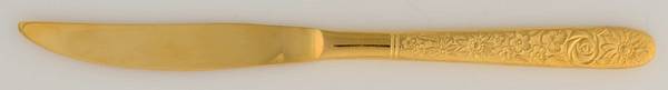 SRB180 (Gold Electroplate) Modern Solid Knife
