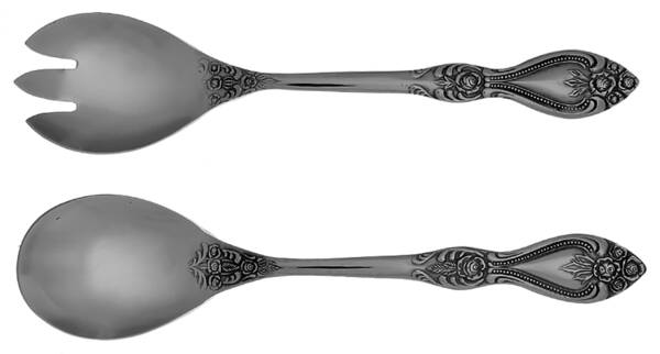 SRB269 (Stainless) (2 Pc) Solid Salad Set
