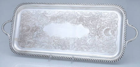 5-331 (Silverplate, Hollowware) 19" Rectangular Tray