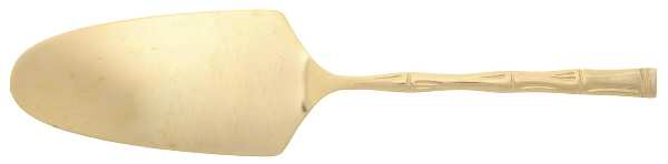 Golden Bamboo (Gold Electroplate) Solid Pie Server
