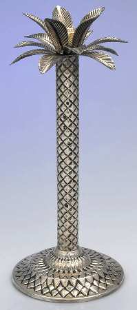 Palm Tree (Silverplate, Hollowware) 12" Candlestick