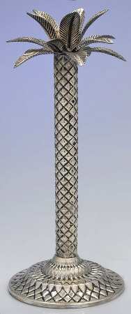 Palm Tree (Silverplate, Hollowware) 14" Candlestick
