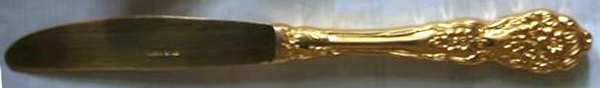 Gold Dulcinea (Gold Electroplate) Modern Hollow Knife
