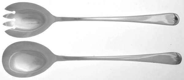 SSD16 (Silverplate) (2 Pc) Solid Salad Set