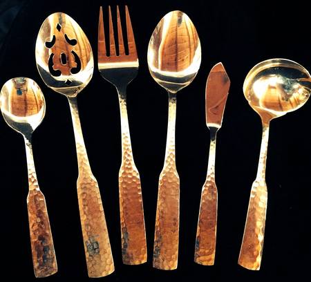 Golden Plymouth Cove (Gold Electroplate) Tablespoon (Serving Spoon)