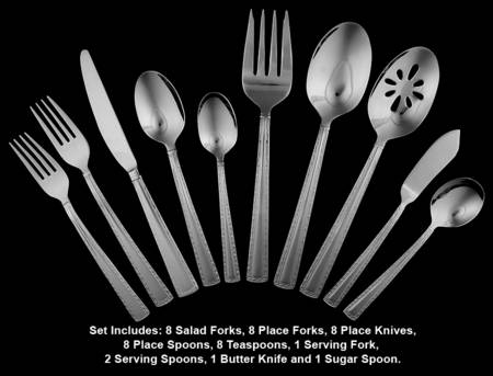 Encore (Stainless) 45 Piece Set