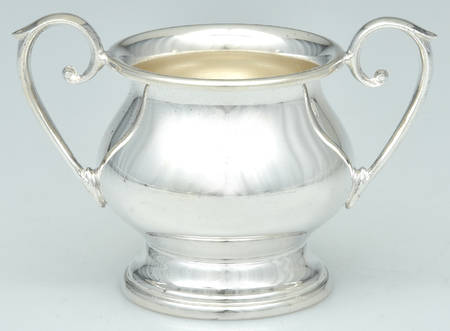 60X (Silverplate, Hollowware) Sugar Bowl No Lid