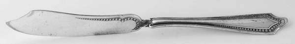 SD5 (Silverplate) Flat Twisted Handle Master Butter Knife