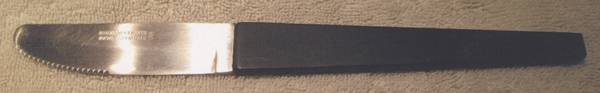 SRB195-Black (Stainless) Modern Hollow Knife