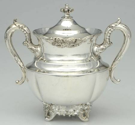 711 (Silverplate, Hollowware) Sugar Bowl & Lid