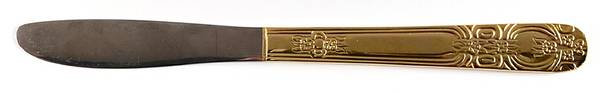 Verona Gold (Gold Electroplate) Modern Solid Knife