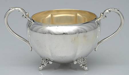 327 (Silverplate, Hollowware) Silverplate Open Sugar Bowl