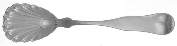 Coin Silver Flatware Sugar Shell Spoon