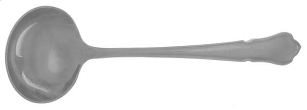 Dubarry (Silverplate) Solid Piece Cream Ladle