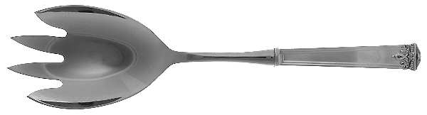 Trianon (Sterling) Salad Serving Fork with Stainless Prongs