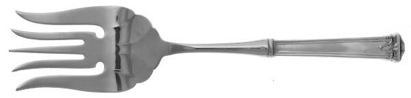 Trianon (Sterling) Large Stainless-Tine Cold Meat Serving Fork