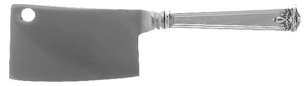 Trianon (Sterling) Cheese Cleaver with Stainless Blade