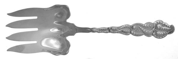 Atlantis-Ailanthus (Sterling, 1899) Large Solid Fish Serving Fork