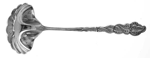 Atlantis-Ailanthus (Sterling, 1899) Oyster Ladle with Hemispherical Bowl