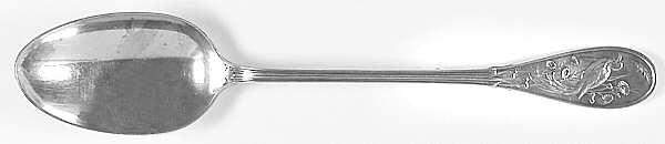 Audubon (Sterling, 1956) Gravy Dressing Spoon Solid with Button Large