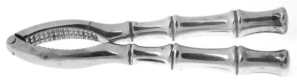Bamboo (Sterling, 1961) Silverplate Grip Nut Cracker