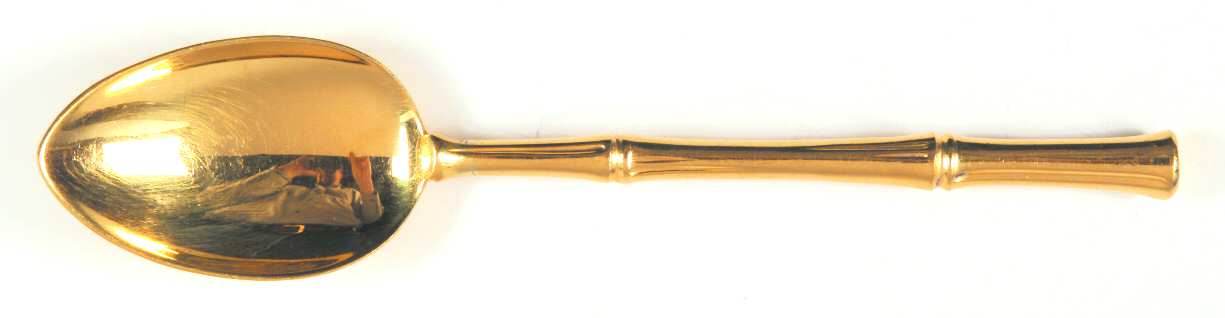 Bamboo-Gold (Sterling, Gold Vermeil, 1961) Teaspoon