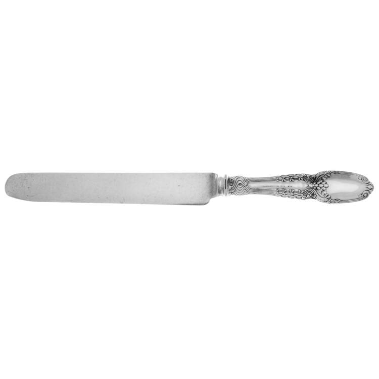 Broom Corn (Sterling, 1890, M-T-C) Blunt Hollow Knife with Bolster