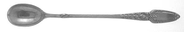 Broom Corn (Sterling, 1890, M-T-C) Iced Tea Spoon