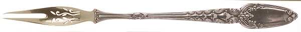 Broom Corn (Sterling, 1890, M-T-C) Long Handle Olive Fork