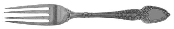 Broom Corn (Sterling, 1890, M-T-C) Solid Youth Tea Fork