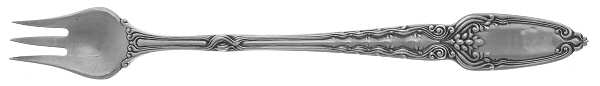 Broom Corn (Sterling, 1890, M-T-C) Oyster Fork