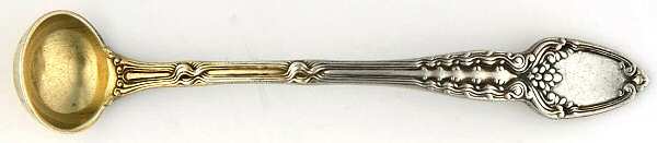 Broom Corn (Sterling, 1890, M-T-C) Mustard Spoon