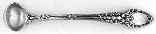 Broom Corn (Sterling, 1890, M-T-C) Mustard Spoon